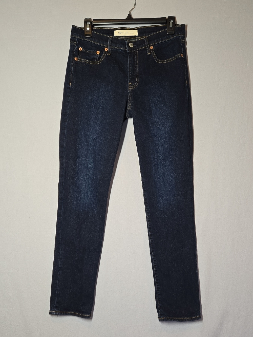 Gap 1969 Real Straight Jeans Dark Wash Women's Size 28R